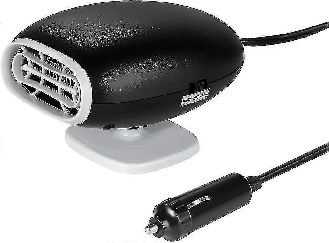 12V 150W θερμαντήρας αυτοκινήτου &; απόψυξη - φορητός ανεμιστήρας με ρυθμιζόμενη βάση για γρήγορη ψύξη