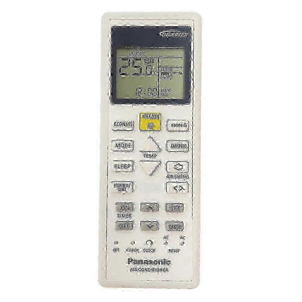 Replacement Remote Control for Panasonic AC Models A75C Series