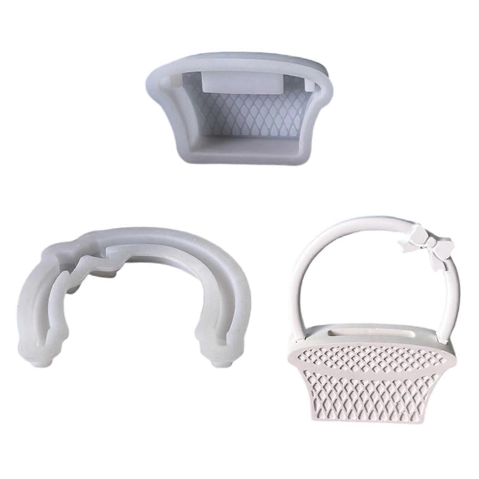 Crafting Silicone Mold Decorative Flower Container Design For Resin Plaster Projects Wall Display Decors Multicolor