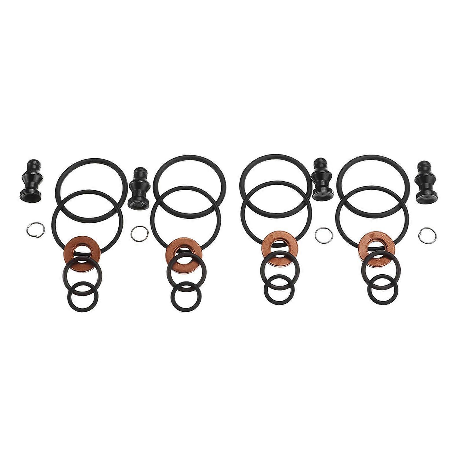 Improved Gasket Set for Fuel Injectors and Screws, Compatible with PDE 1417010997, ABS Rubber Material