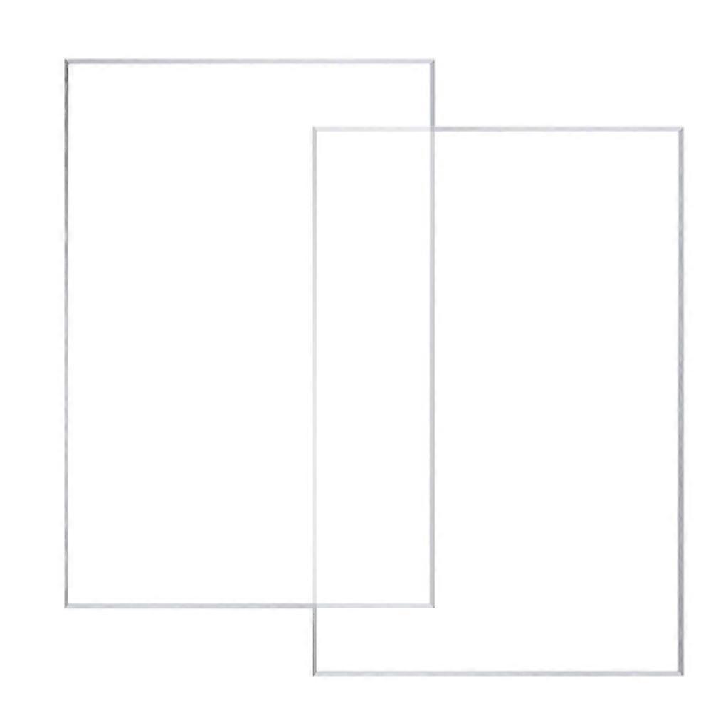 Acrylic Paint Palette for Painting Use Transparent and with Smooth Surface 2pcs Large Clear Acrylic Sheet