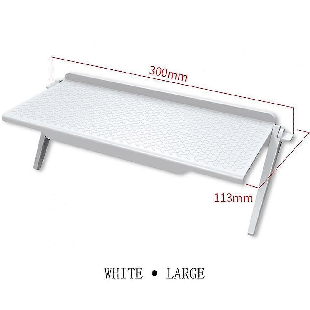 Adjustable TV Screen Top Storage Rack Holder Computer Monitor Desktop Stand Rack