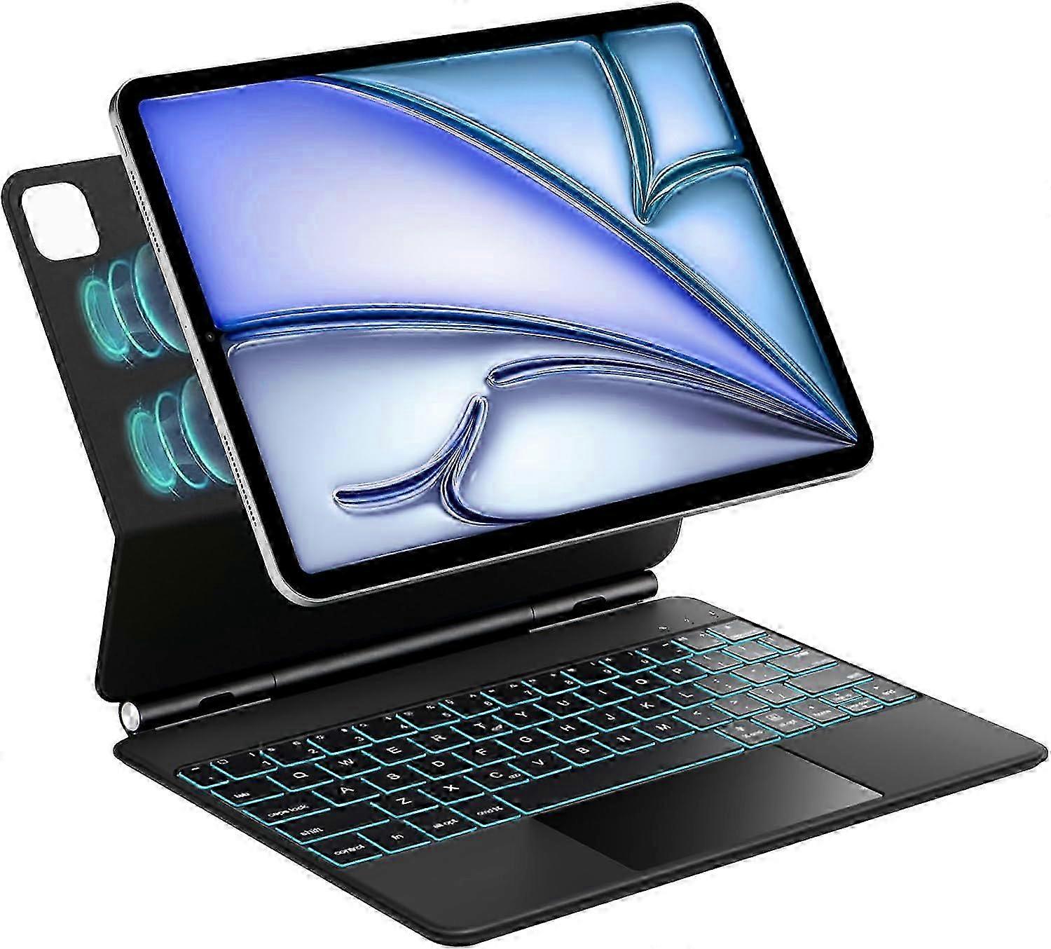 2025 Backlit Keyboard Case for iPad Air 11inch (M2)   iPad Air 4th/5th Gen  MagicStyle