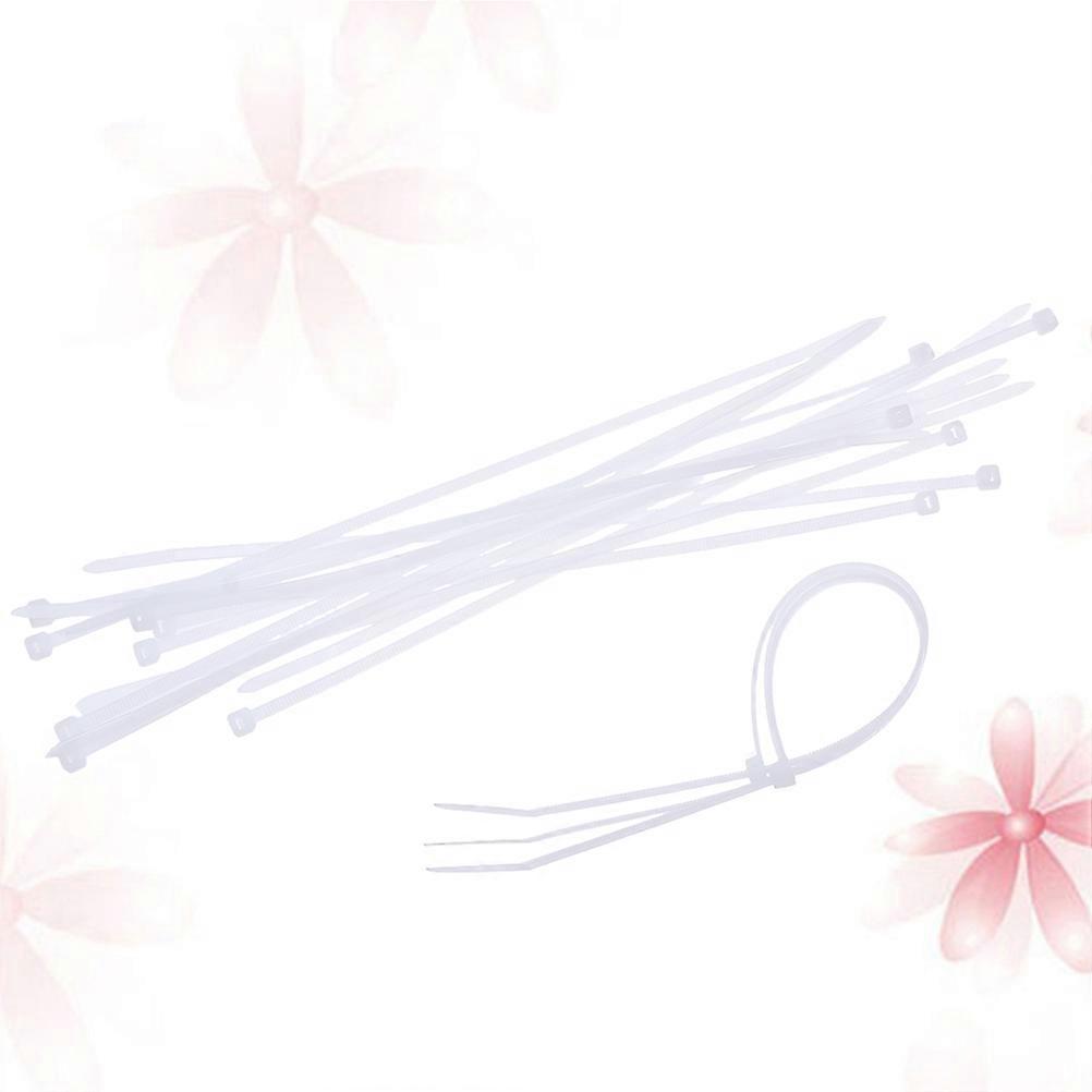 ケーブル管理タイ防水ナイロンケーブル屋外用 1000Pcs ホワイト