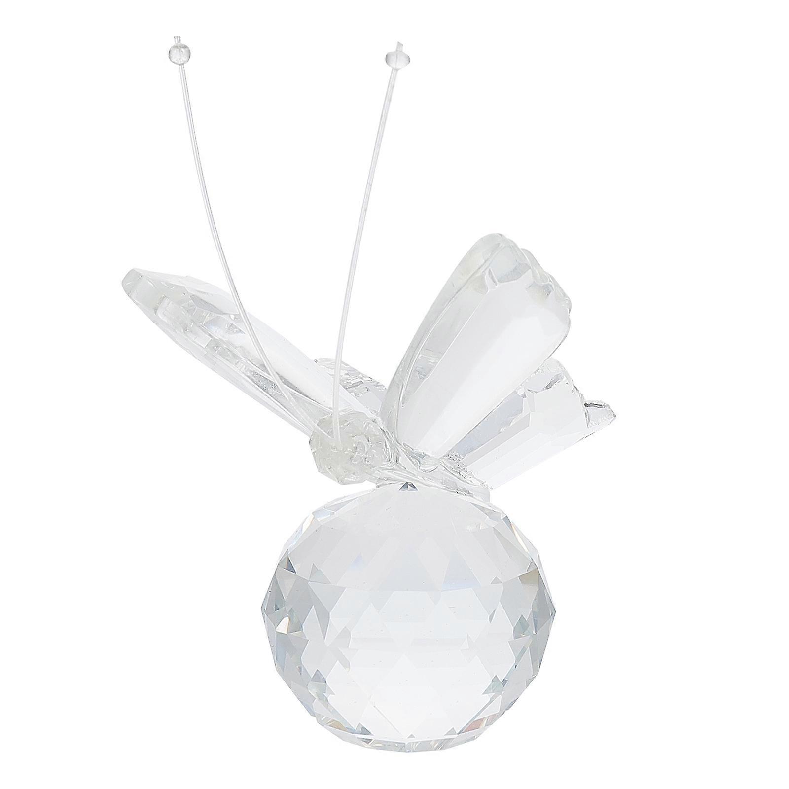 1Pc Crystal Flying Figurine with Clear Crystal Ball Base Collection