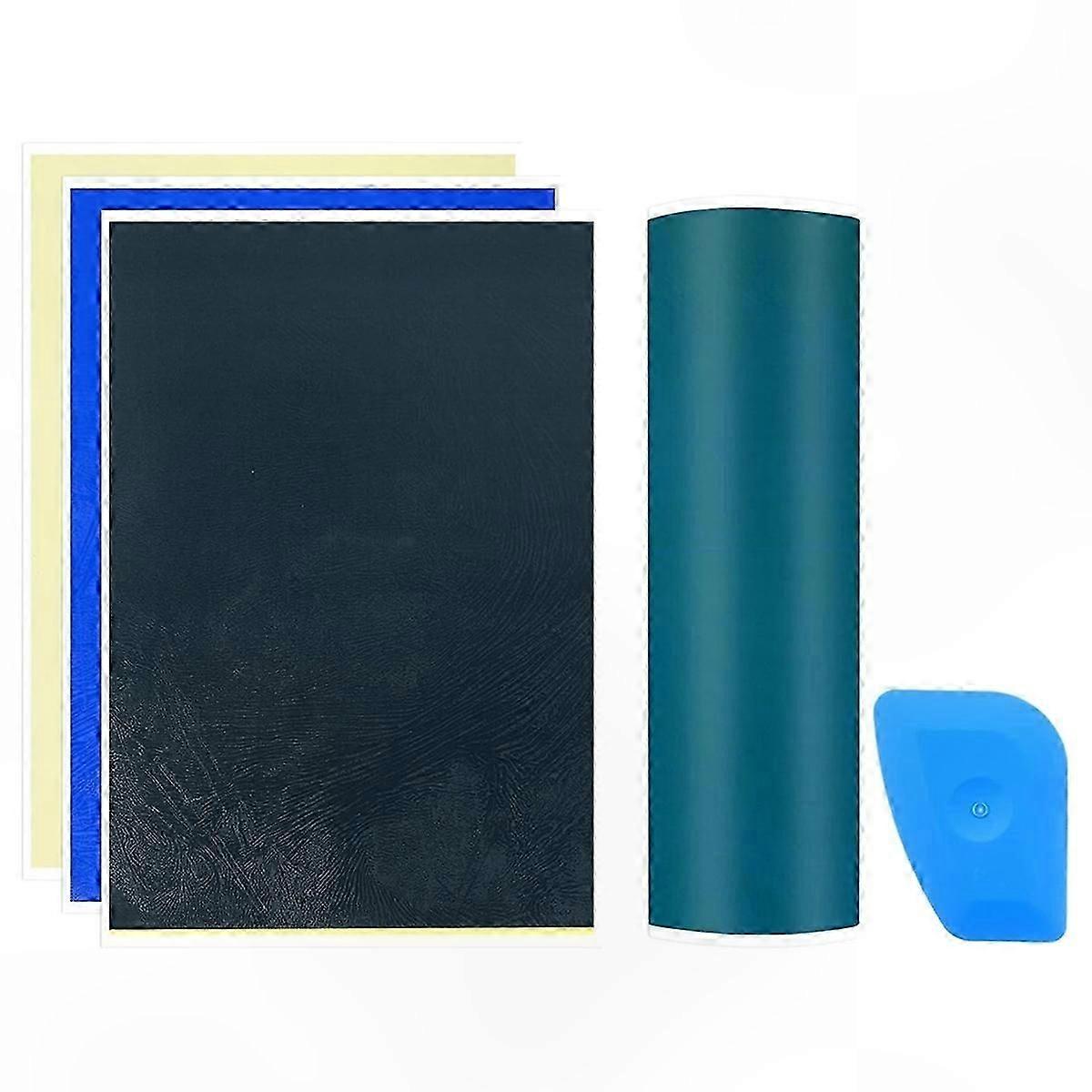 Fiber Laser Marking Paper with Blue Scraper for Precision Engraving