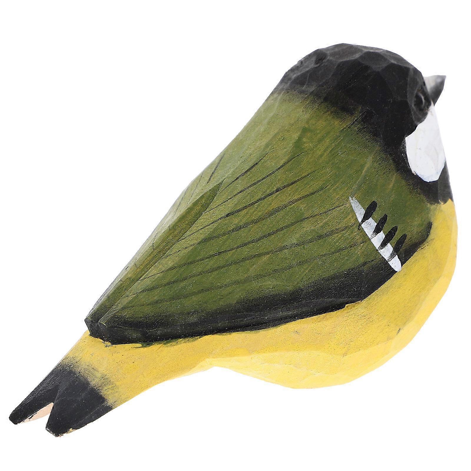 Artificial Realistic Birds Lifelike Bird Model Indoor Decoration .9×1.8×1.6in Educational Tool 1Pack