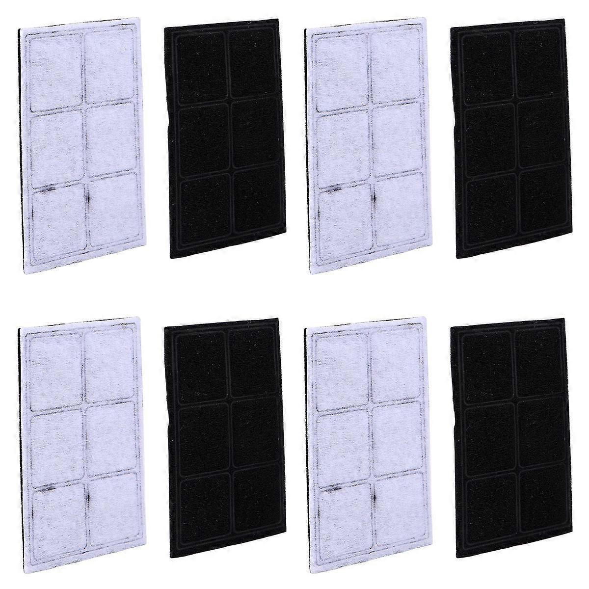 Pet Water Fountain Filters 8PCS Hexagonal Grids Water Filtration 14X8.5X0.5CM