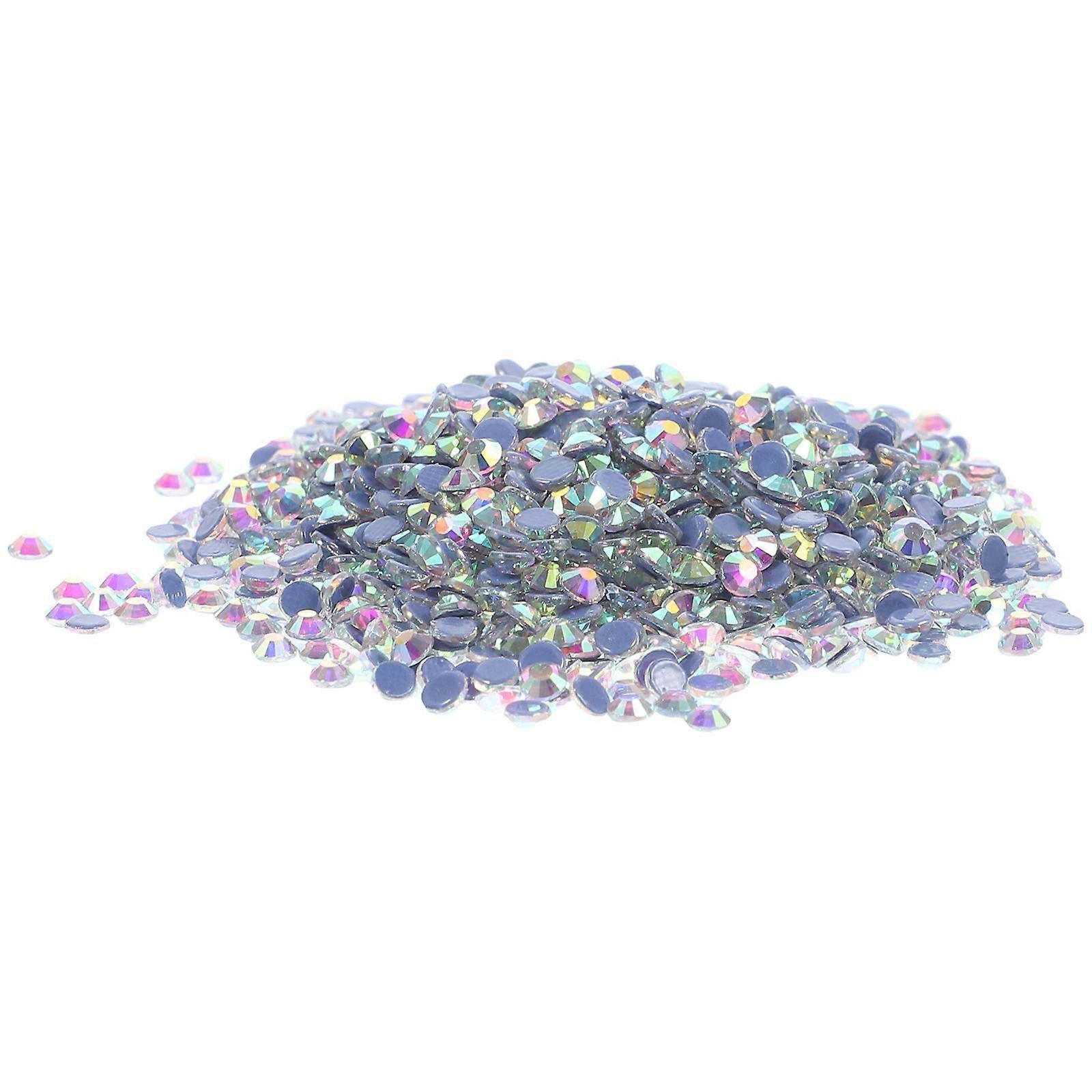 Assorted Rhinestones for DIY Crafts and Ornament Projects 2880pcs Hot Melt Flatback