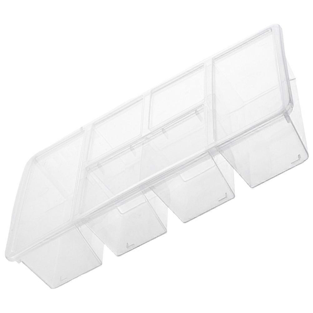 Transparent PP Food Storage Container with Sealed Design for Home Use Safe Sturdy Multifunctional 7.87"x3.94"x3.54"