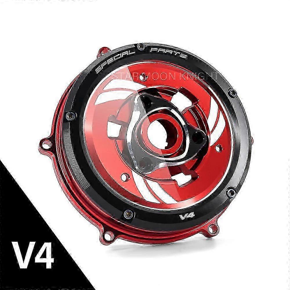 Clear Clutch Cover Engine Racing Retainer R Protector Guard For Panigale V4 V4s V4 Speciale 18-2021 Pressure Plate -jrcl