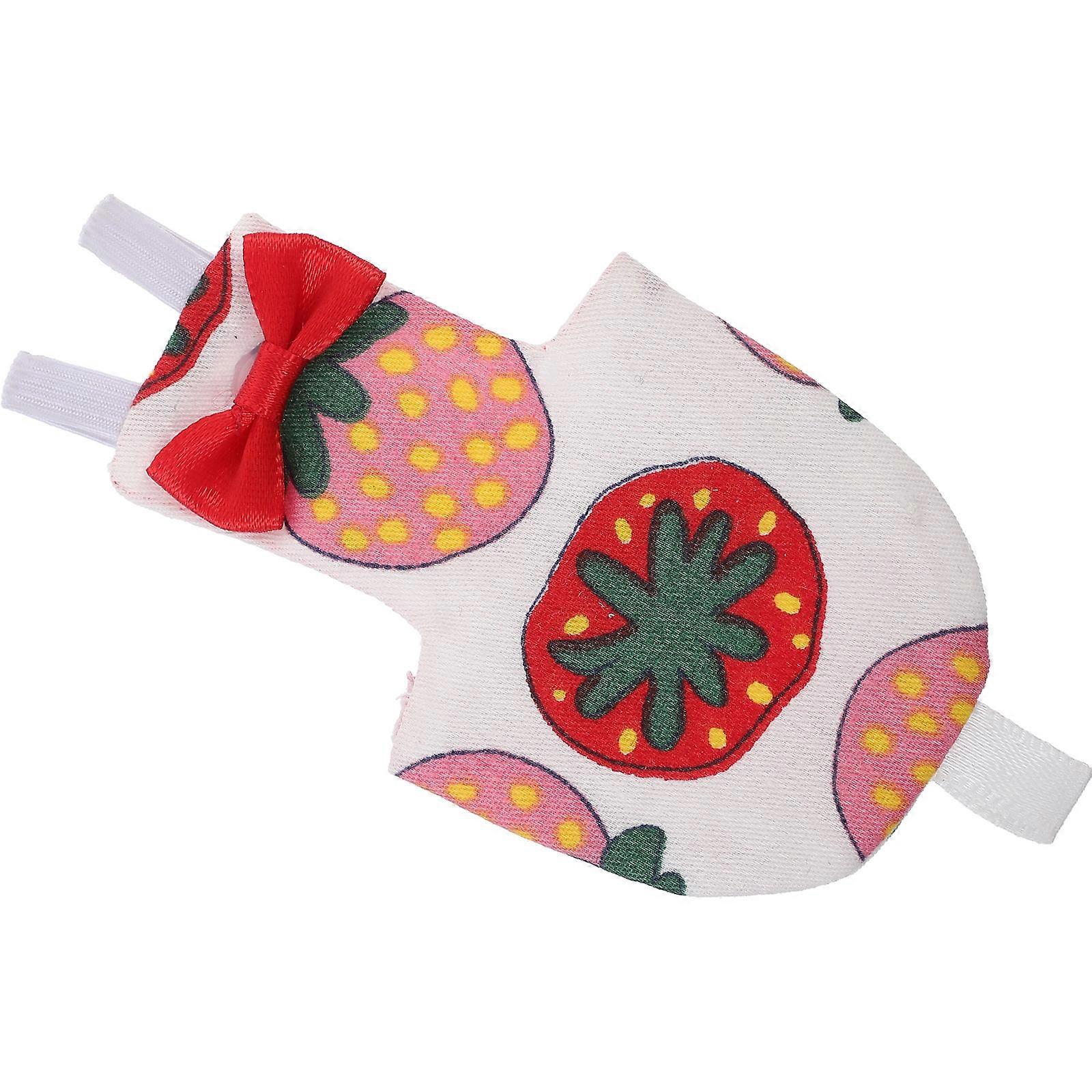 Red Parrot Costume Bird Diaper Made Of Cotton For Pet Birds Home Use 1Pcs