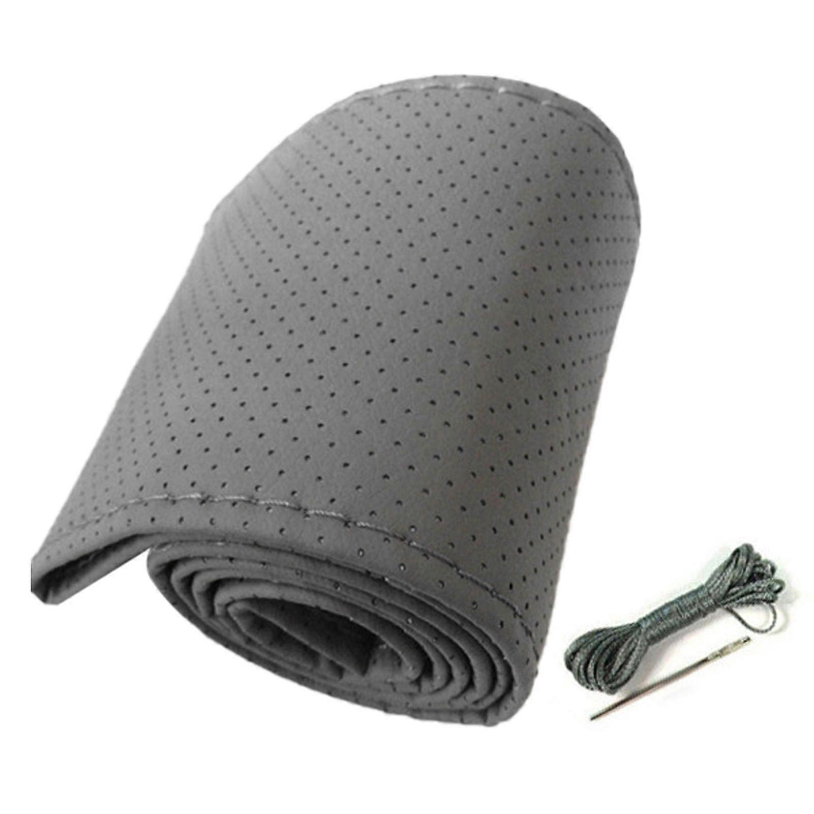 Universal Lenkradbezug Mikrofaser Leder perforiert 38cm