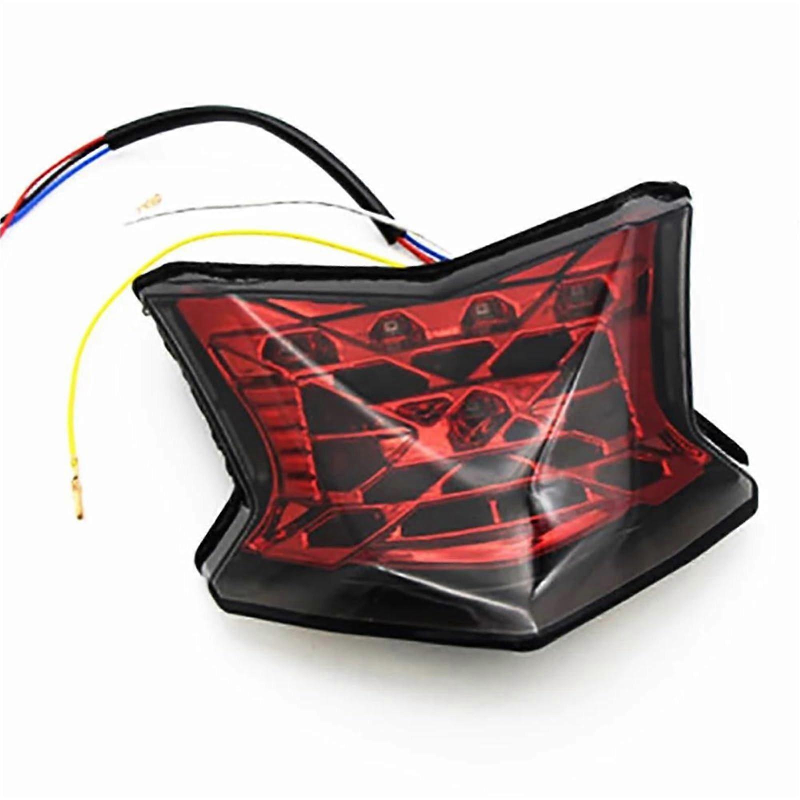 Integrated Rear Lights with Indicator for Kawasaki ZH2 ABS 2020-2023 Motorcycle Tail Light Brake Accessory Red
