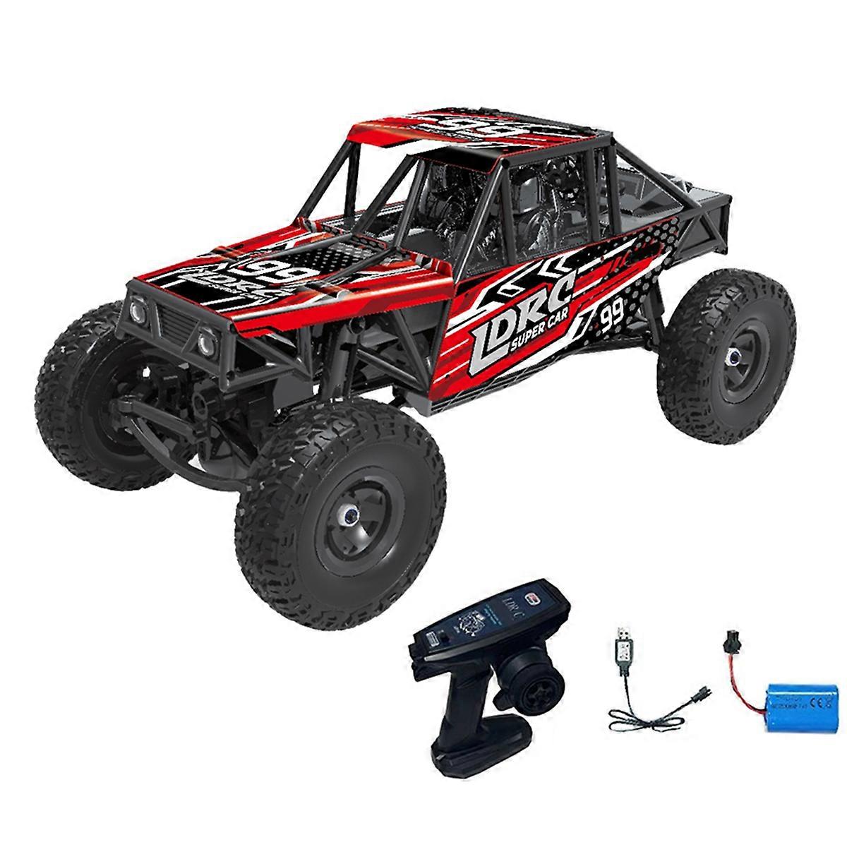 For LDRC Rc Car 18499 1/18 Remote Control Climbing Car 4wd Professional Car Model Pipe Rack Vehicle