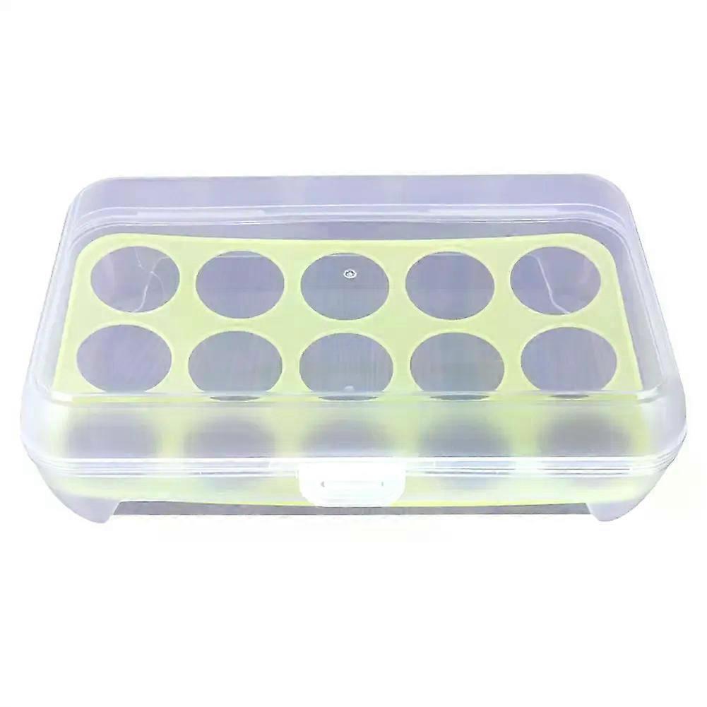 Egg Plastic Storage Box 15 Grids Egg Tray Cartons Refrigerator Kitchen Egg Box Kitchen Accessories Fresh Container