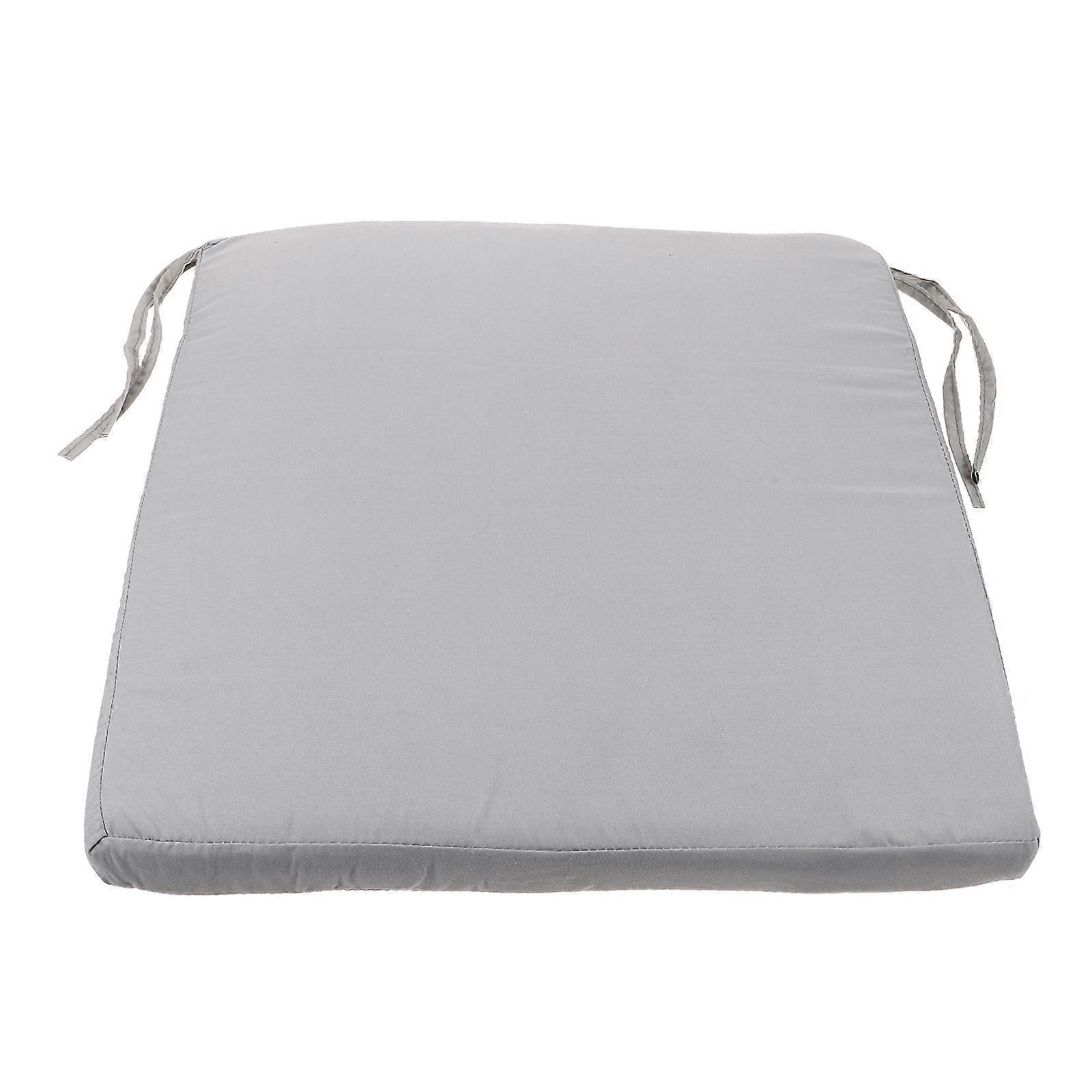 Durable Grey Square Stool Cushion Ergonomic Support Cushion for General Users 1Set