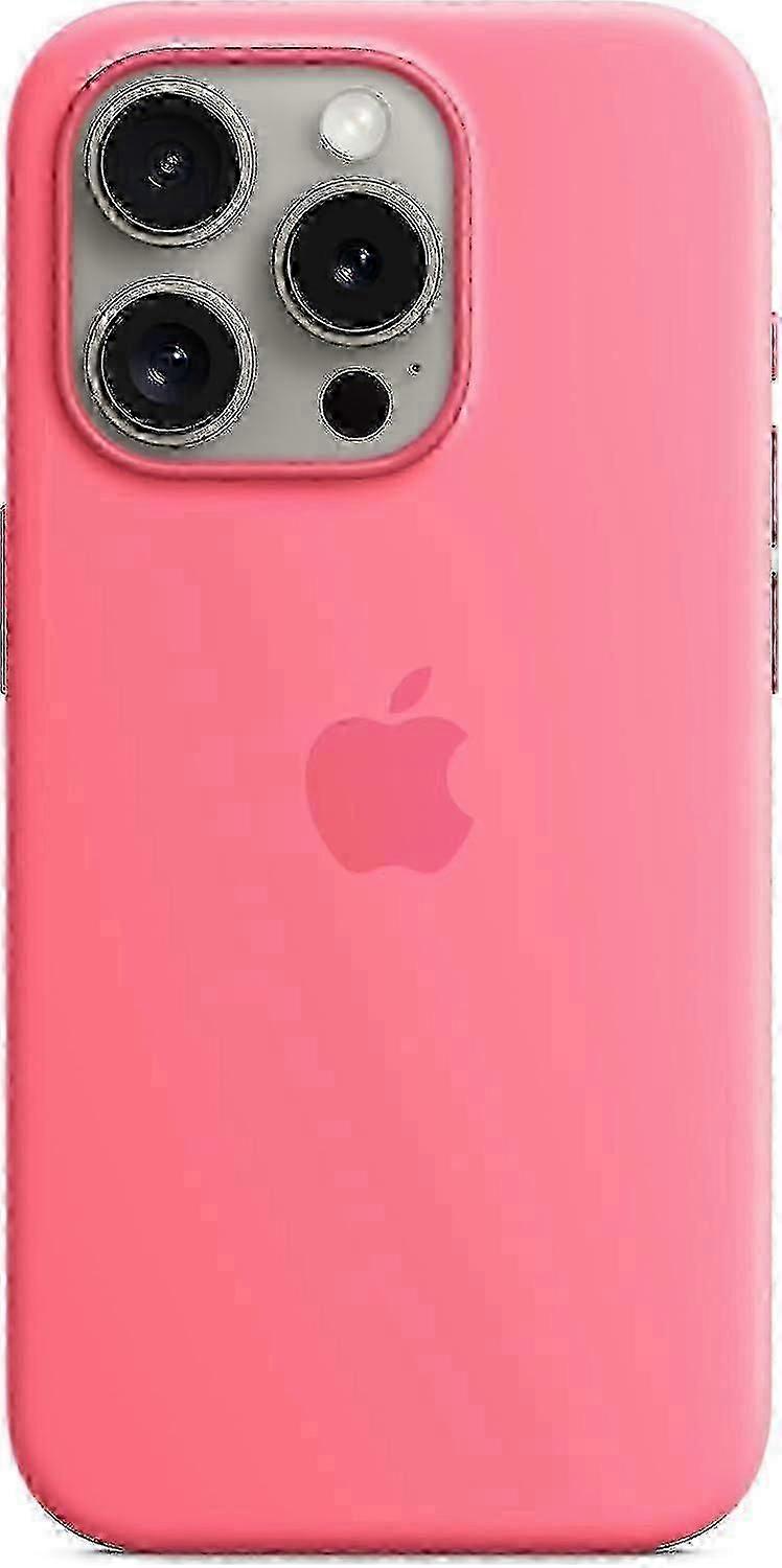 For Apple iPhone 15 Pro Silicone Case with MagSafe