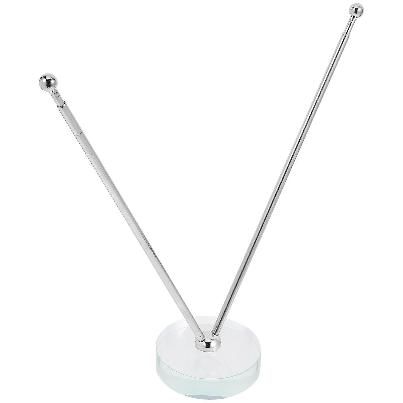 Desk Flag Holder Ideal For Business Users In Office Environments Made Of Stainless Steel 1Pack