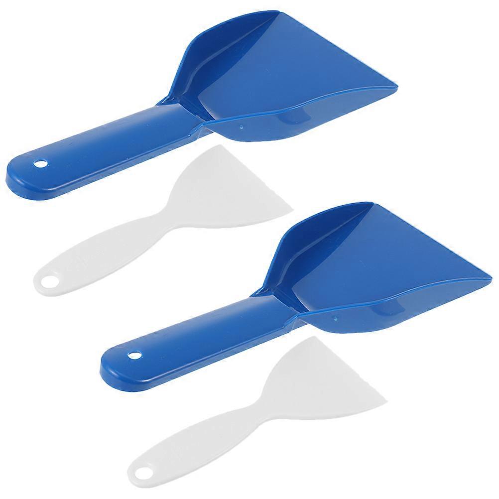 4PCS Ice Scrapers for Freezer & Refrigerator Handheld Ice Remover for Thick in Kitchen & Home
