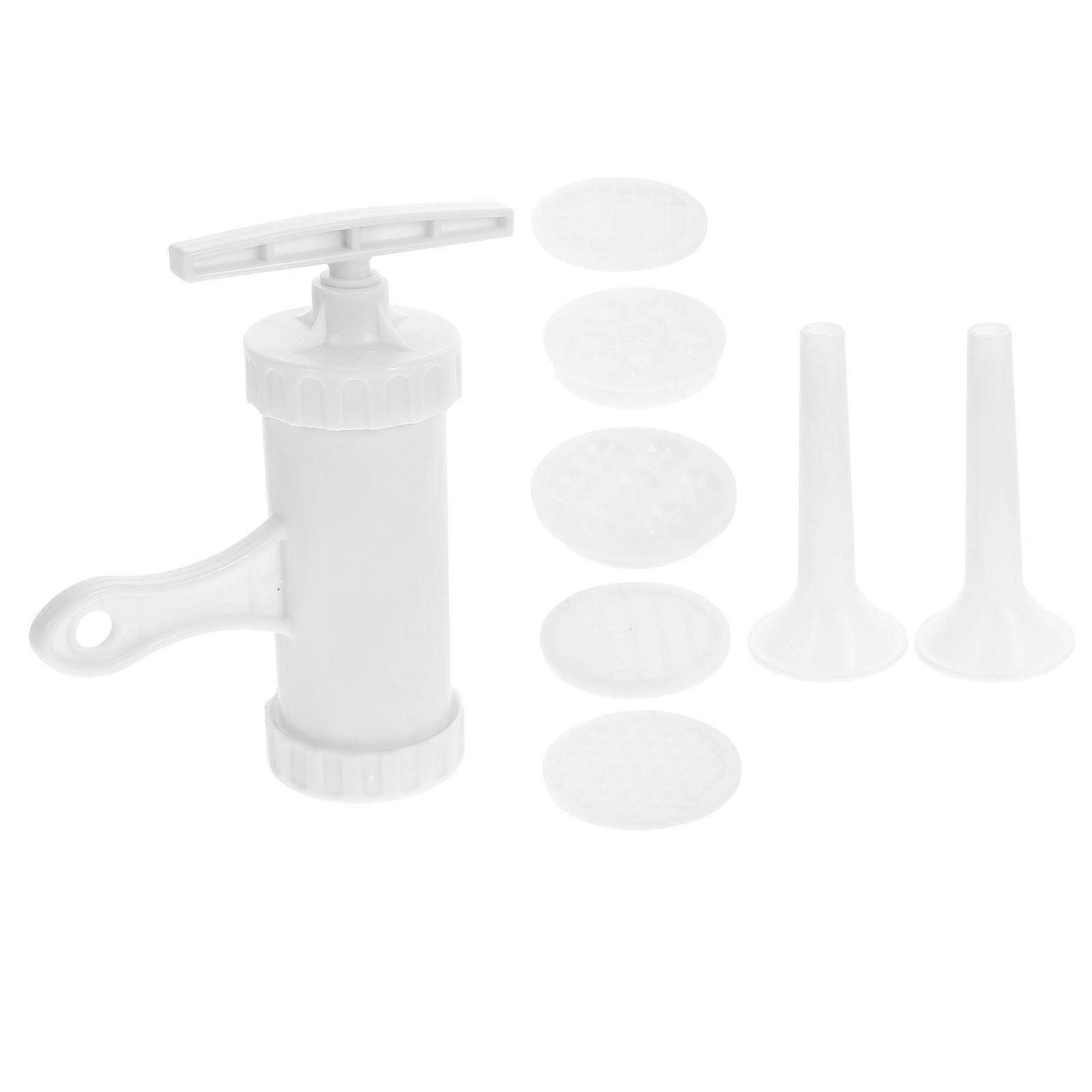 Pasta Maker Manual Noodle Press Mold for Home Use White PP Material Lightweight Practical