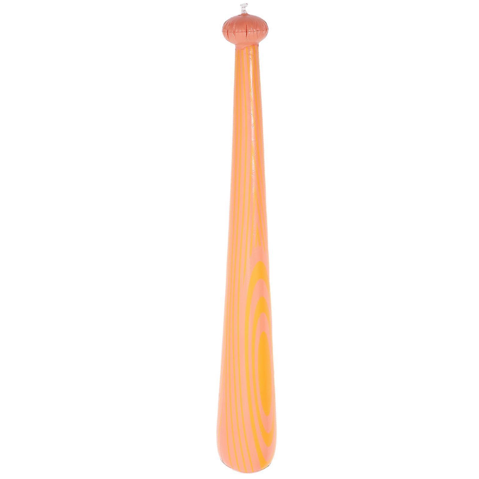 Inflatable Baseball Bat Props with Wood Grain Design for Playful Use Made of Safe PVC Materials