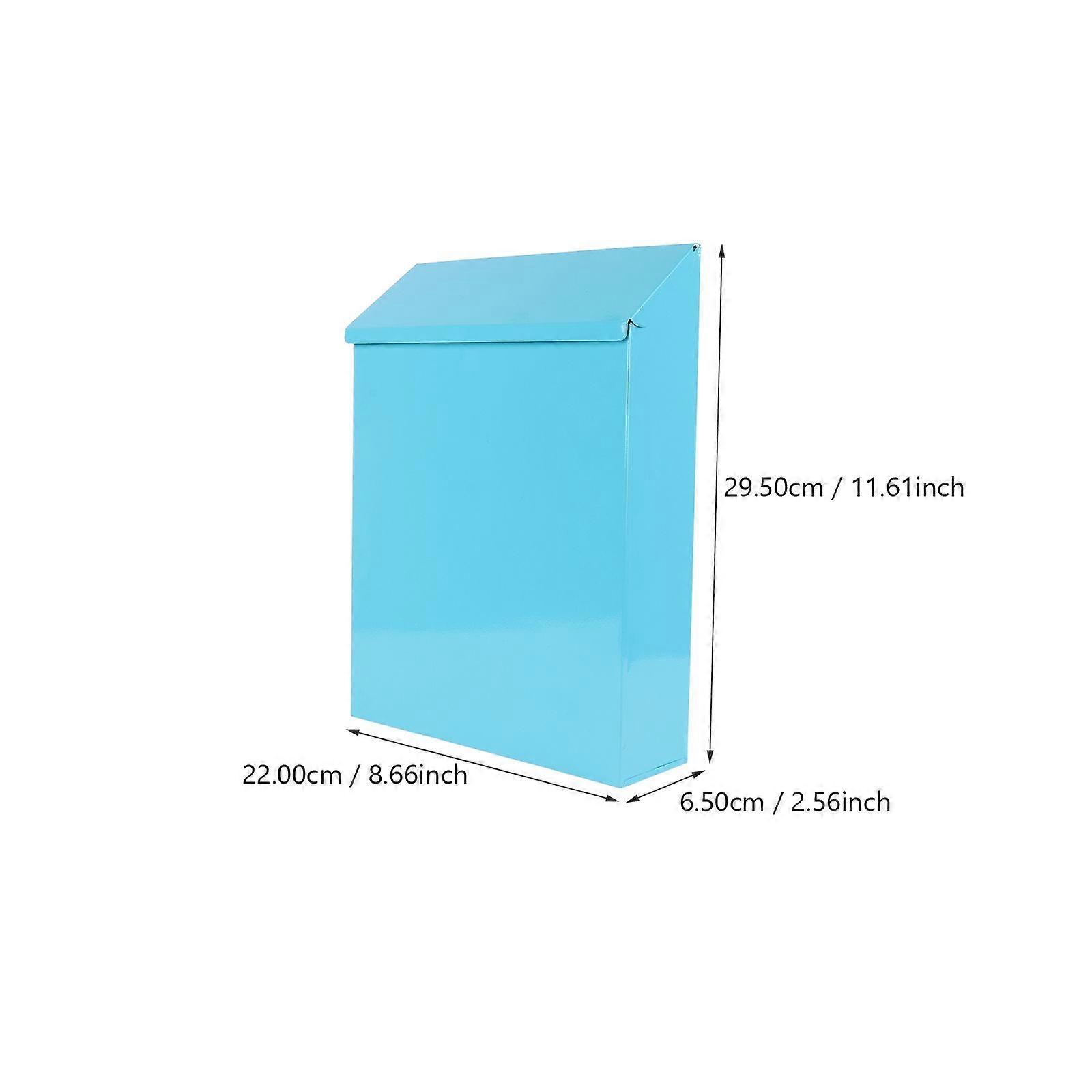 1pc European Style Creative Letter Box Iron Mailbox Post Box Mailbox