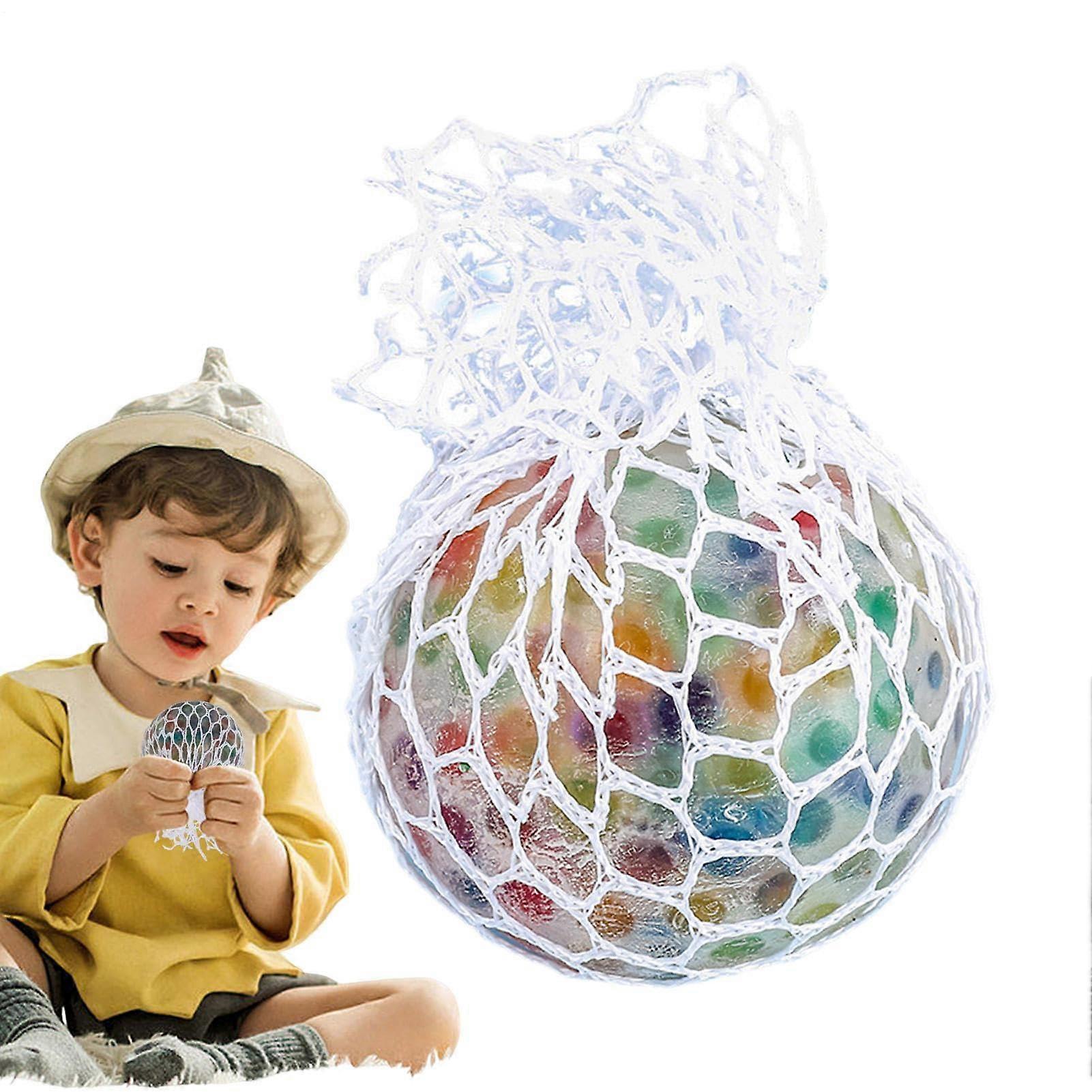 Hand Training Balls Rainbow Stressball for Kids and Adults, Therapeutic Squeeze Toy for Relaxation at Home, Office, Travel