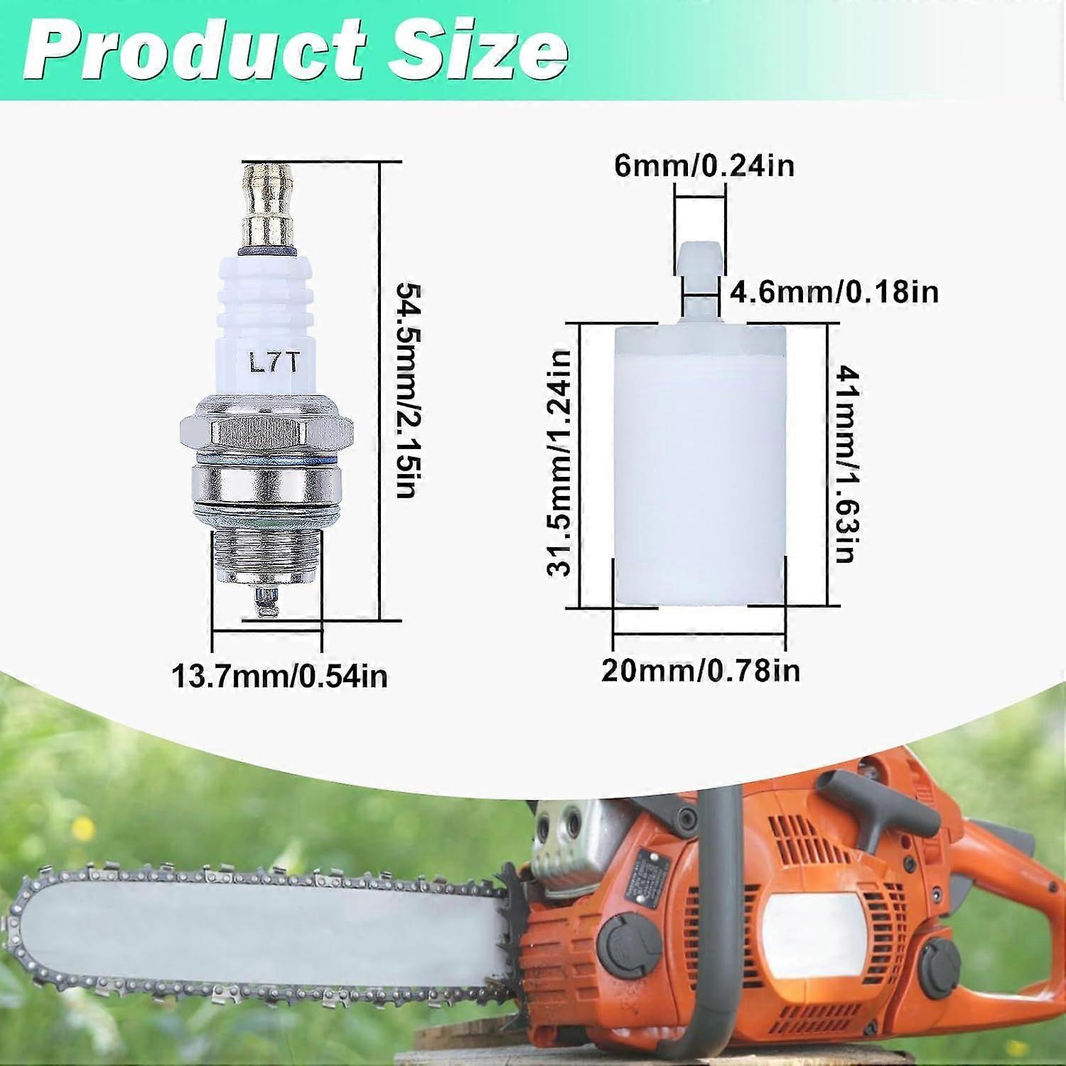 537320402 Cylinder Piston Kit for Husqvarna 455 455 Rancher 455E 460 460 Rancher Jonsered CS2255 Chainsaw, 47mm Cylinder & Piston Kit for Husqvarna 45