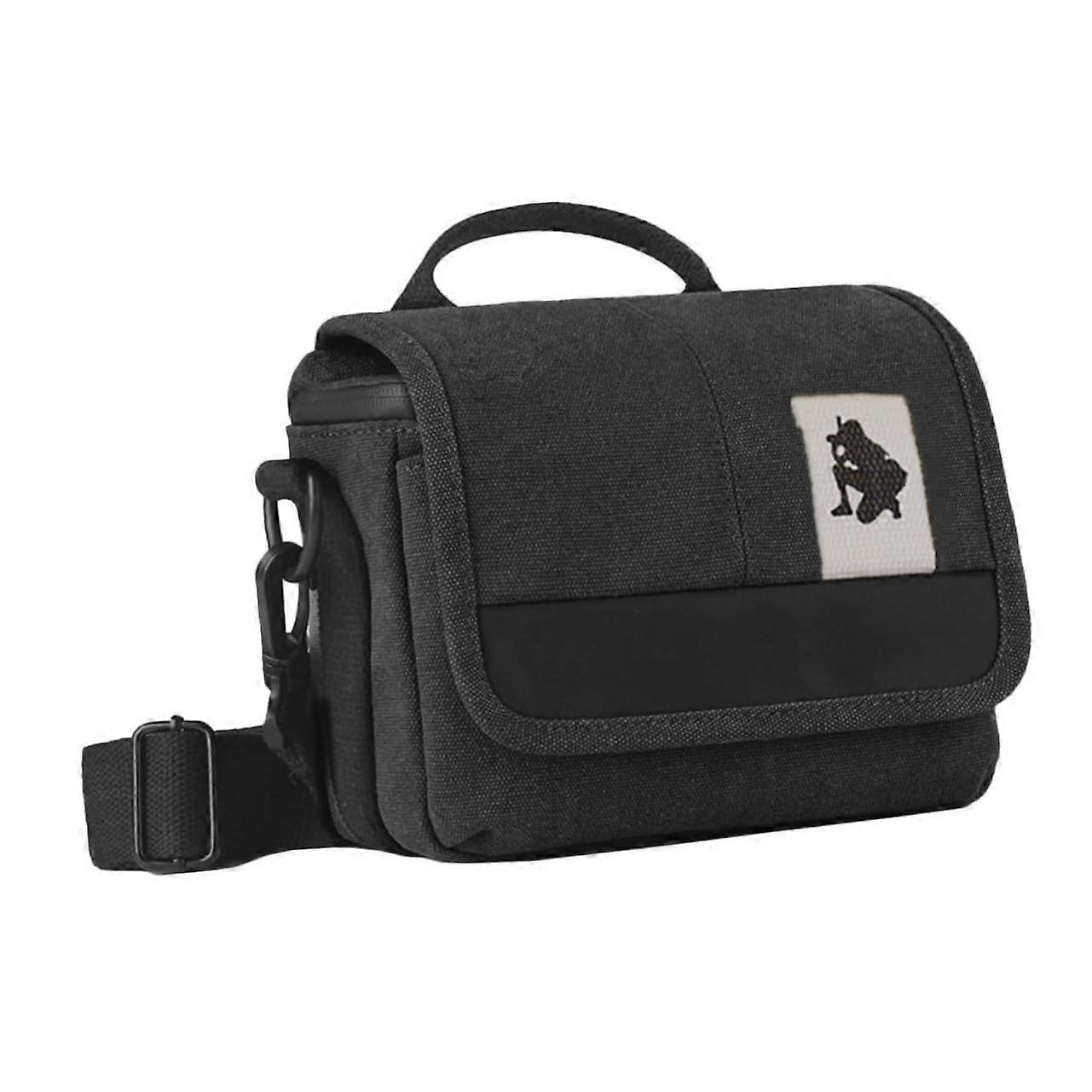 Camera Bag for DSLR and Video Cameras, Canvas Material with Shoulder Strap, Lightweight Storage Case for Digital Cameras