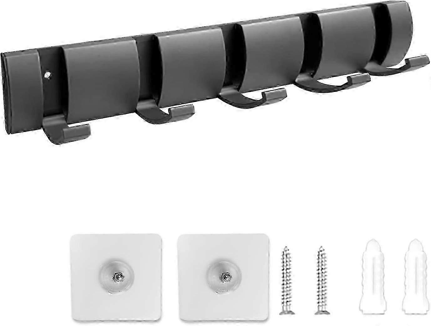 Wall Mounted Floating Coat Racks, Heavy Duty Retractable Hooks for Entryway Storage