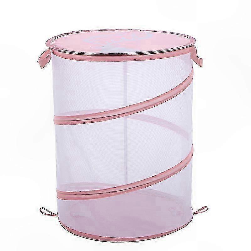 Foldable Basketball Hamper Net, Compact Laundry Bin for Home Organization