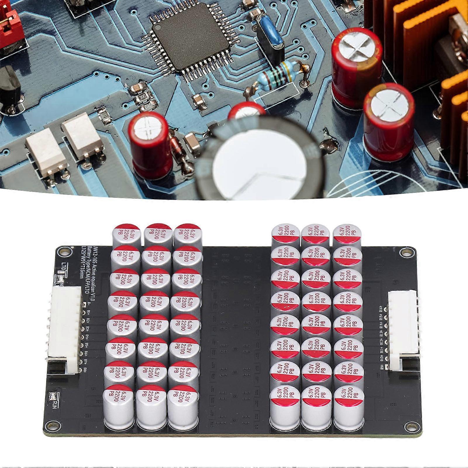 Lithium Battery Balance Board 12‑16S Universal Active Equalizer Module for LTO LPO LFP 1.8V‑4.5V