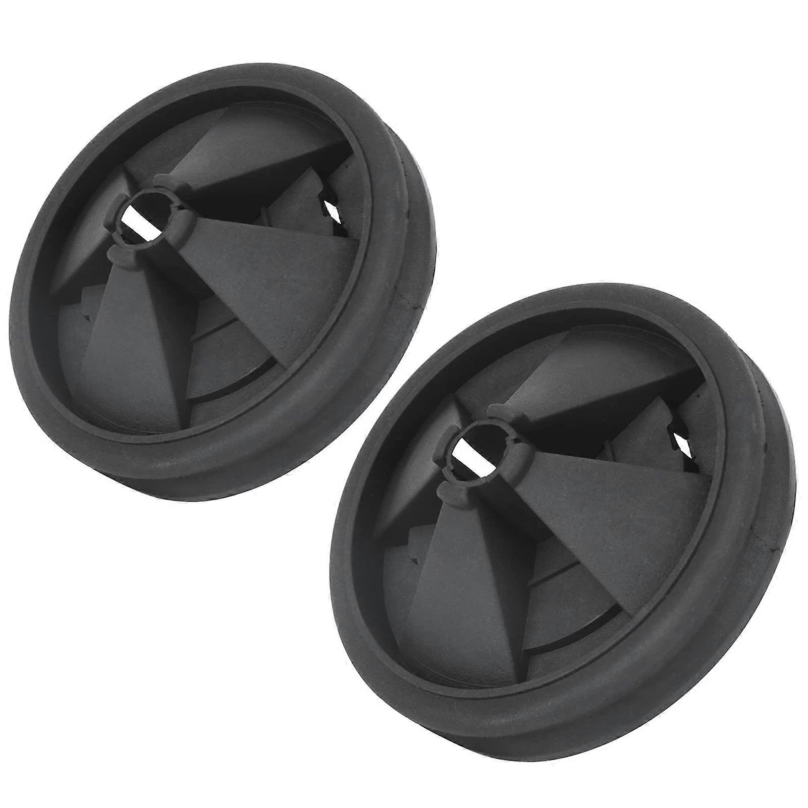 Pack of 2 Splashproof Silicone Waste Disposal Covers, 87 mm Diameter, Suitable for InSinkErator