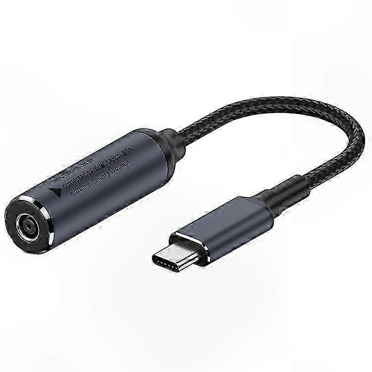 Type-C Male to DC 4.5x0.6mm Charging Cable for Laptop PD 100W Power Adapter Replacement Cord