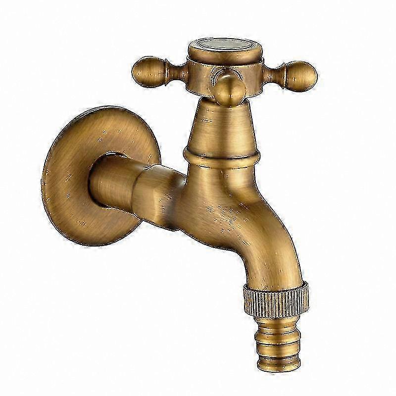 Wall-Mounted Single Handle Faucet for Bathroom Sink and Mop - G1/2 Connection