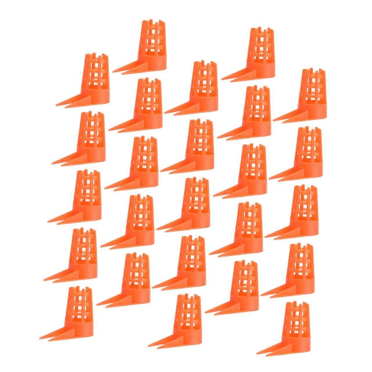 100pcs Beekeeping Queen Rearing Cups with Bite Protection Covers and Incubation Bases for Hive Management