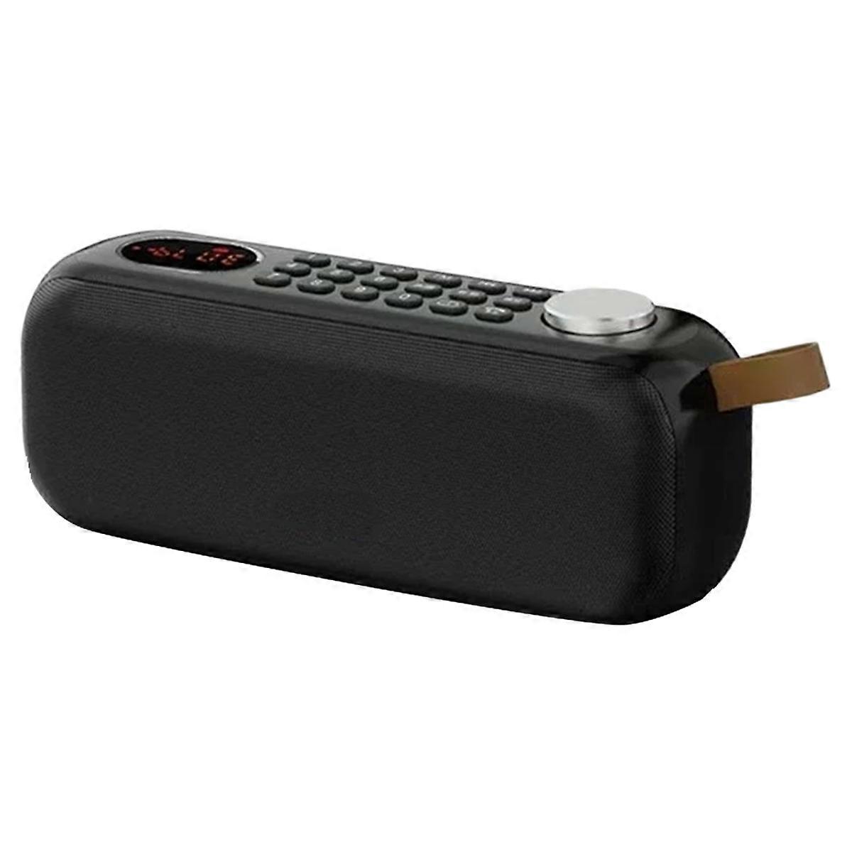 Portable Bluetooth Speaker Outdoor Bass Wireless Speaker Black