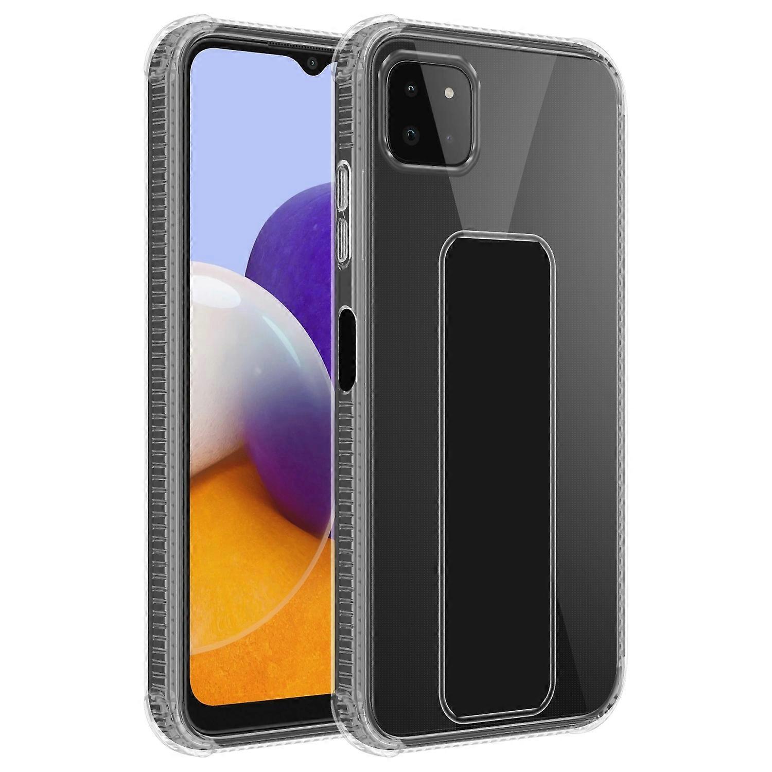 TPU Protective Case Samsung Galaxy A22 5G Case - with Holder and Stand Function