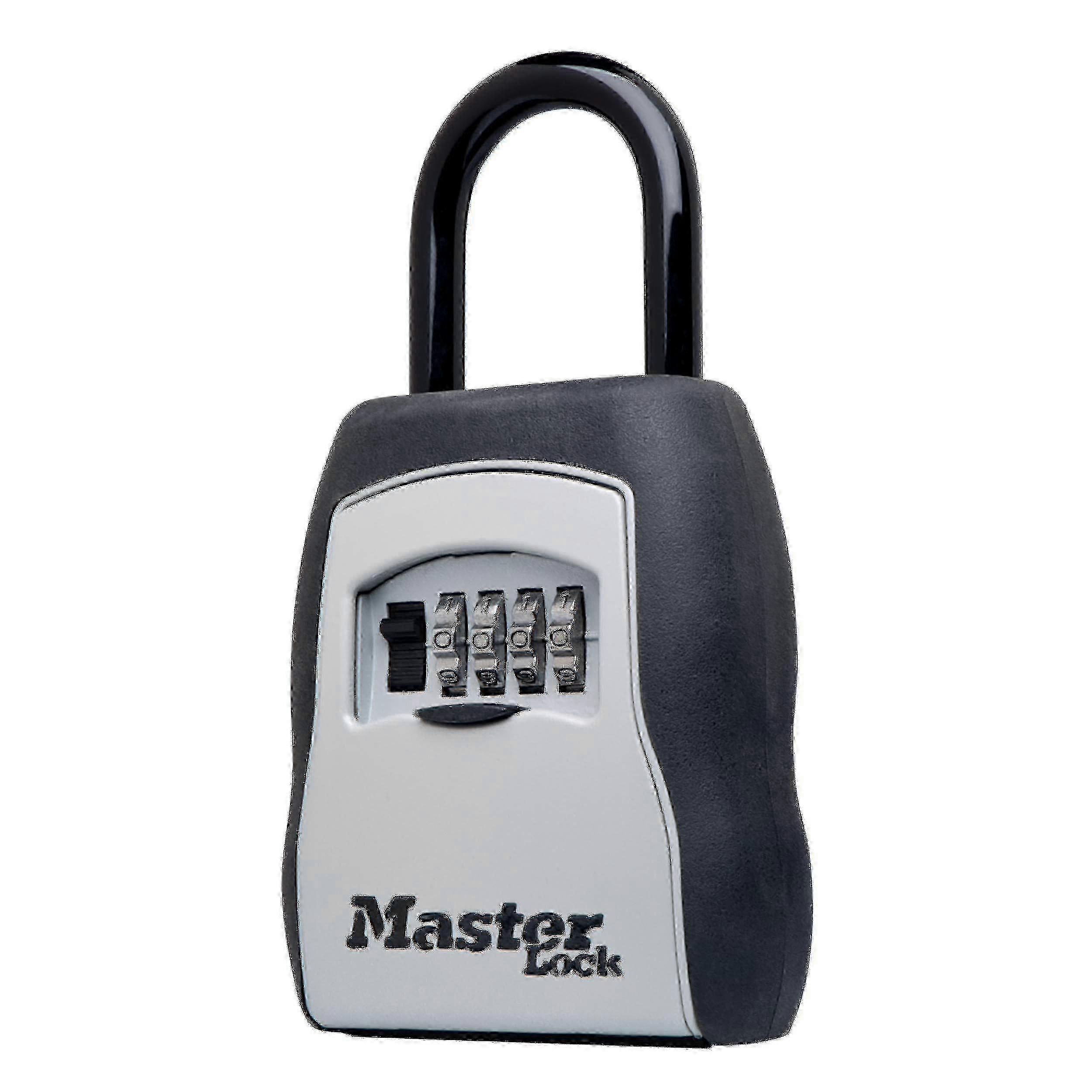 5-Key Portable Lock Box for Home & Office - Compatible with Master Lock, Secure Key Storage, Black