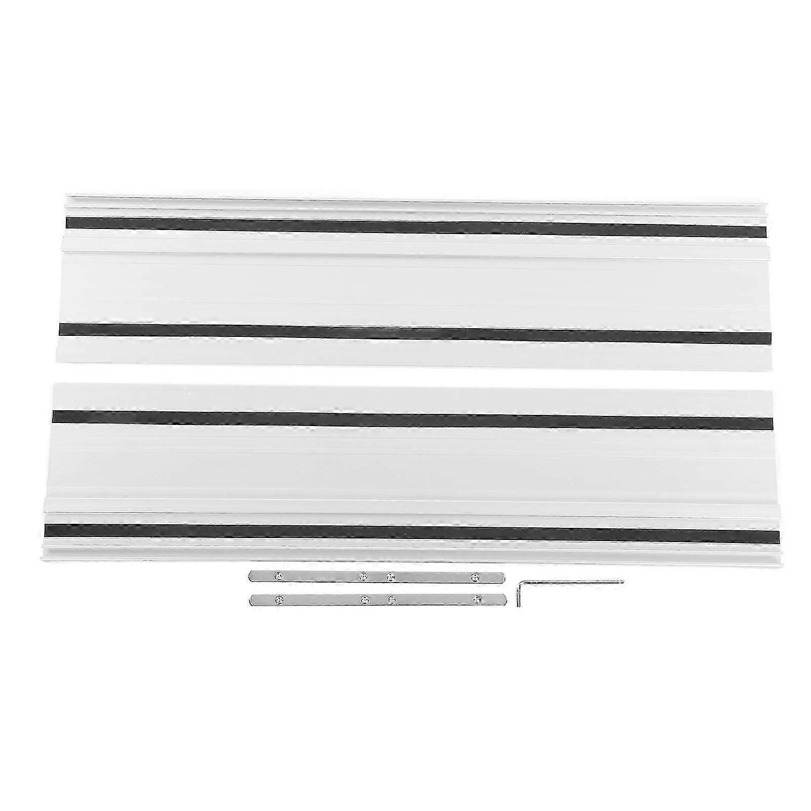 Woodworking Cutter Guide Rail Aluminum Alloy Anodizing Anti Slip Circular Saw Track Rail with Connector