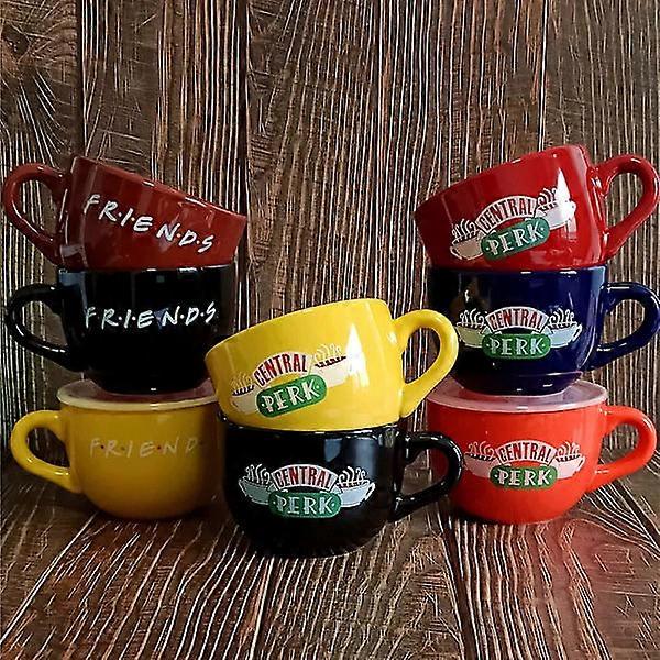 Creative 600ml Vänner Mugg TV-program Central Perk Kaffe Tekopp Hemmakontor Dinkware