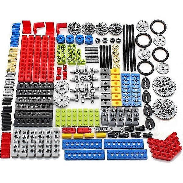182-Piece Gear and Axle Set for Technic Parts Compatible with Technic Parts, DIY Gear Pack