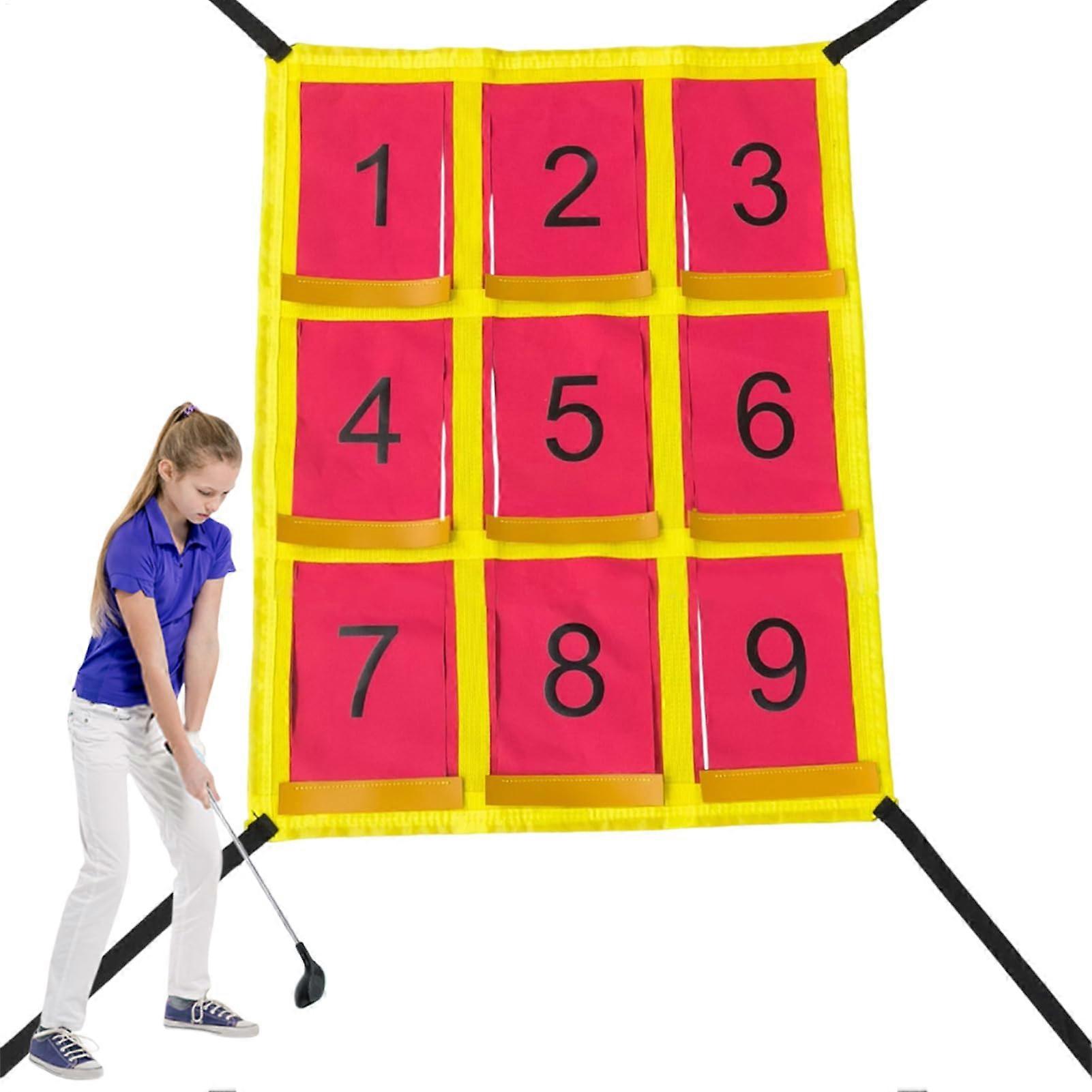 Strike Zone Target 9 Grids Catching Practice Target Reusable Baseball Training Aid For Ground Practice