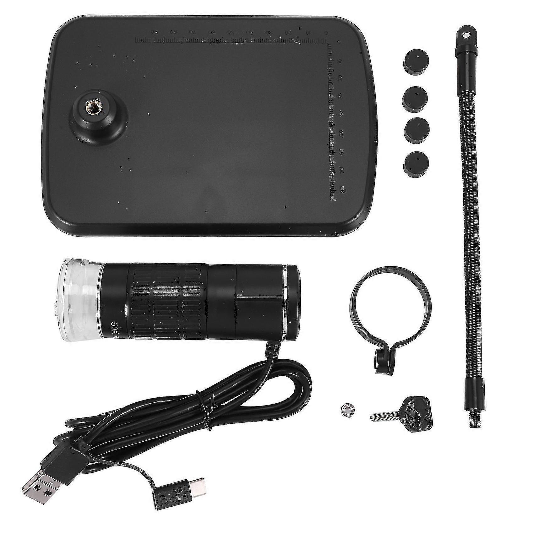 Digital microscope, multi-scenario use, 8-light dimming, 50 - 1000x magnification