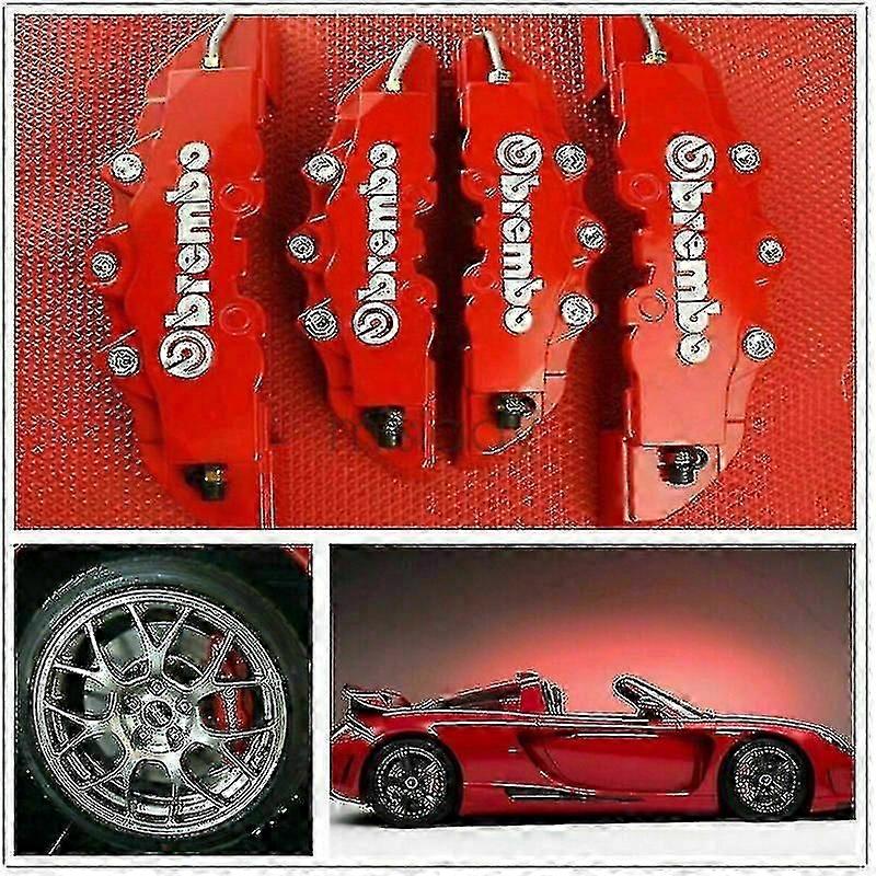 4pcs/set 3d Car Disc Brake Caliper Covers Amp;