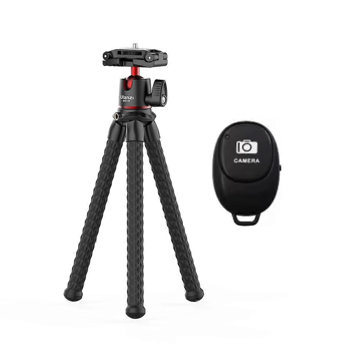 MT-11 Flexible Octopus Tripod Bracket for Mobile Holder DSLR Tripod Adjustable Stand Cold Shoe 1/4in Screw Remote Control