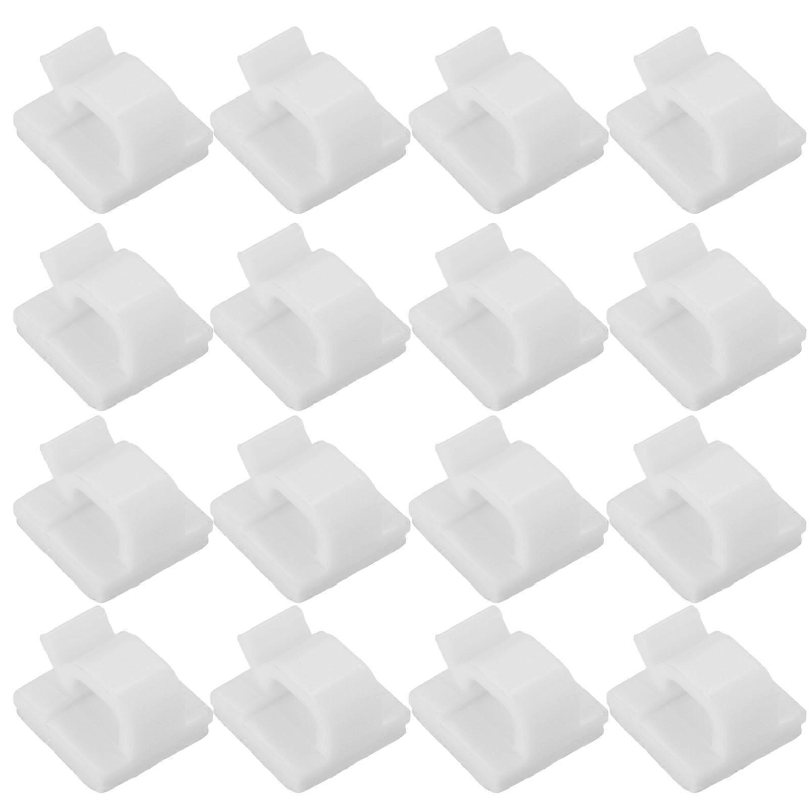 Cord Management Clips Adhesive Cable Clips for Home Owners Wire Holders for Cords on Wall 80Pcs