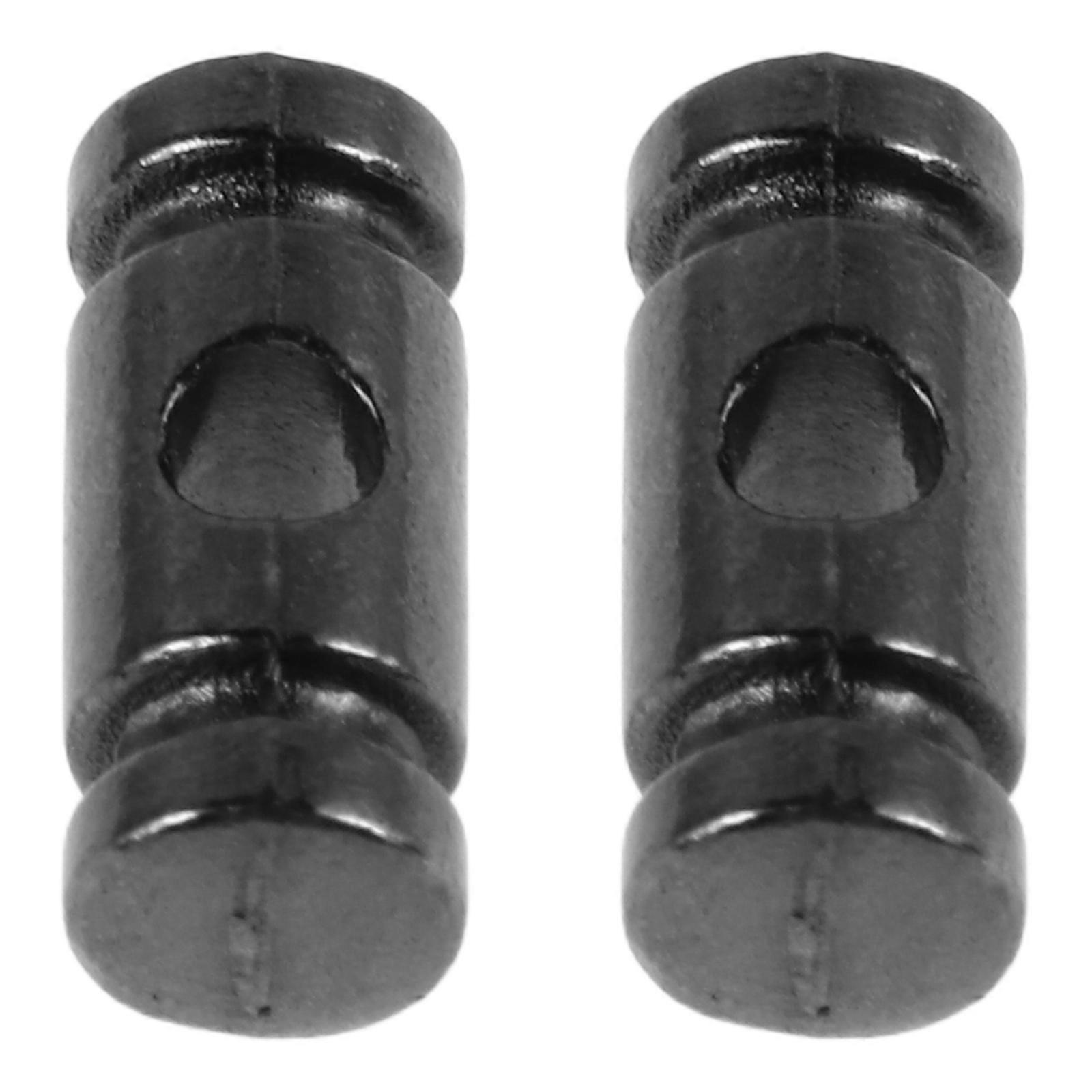 Worgeous 2 Pcs Electric Guitar String Buckle 1 50X1 30X0 60CM Black