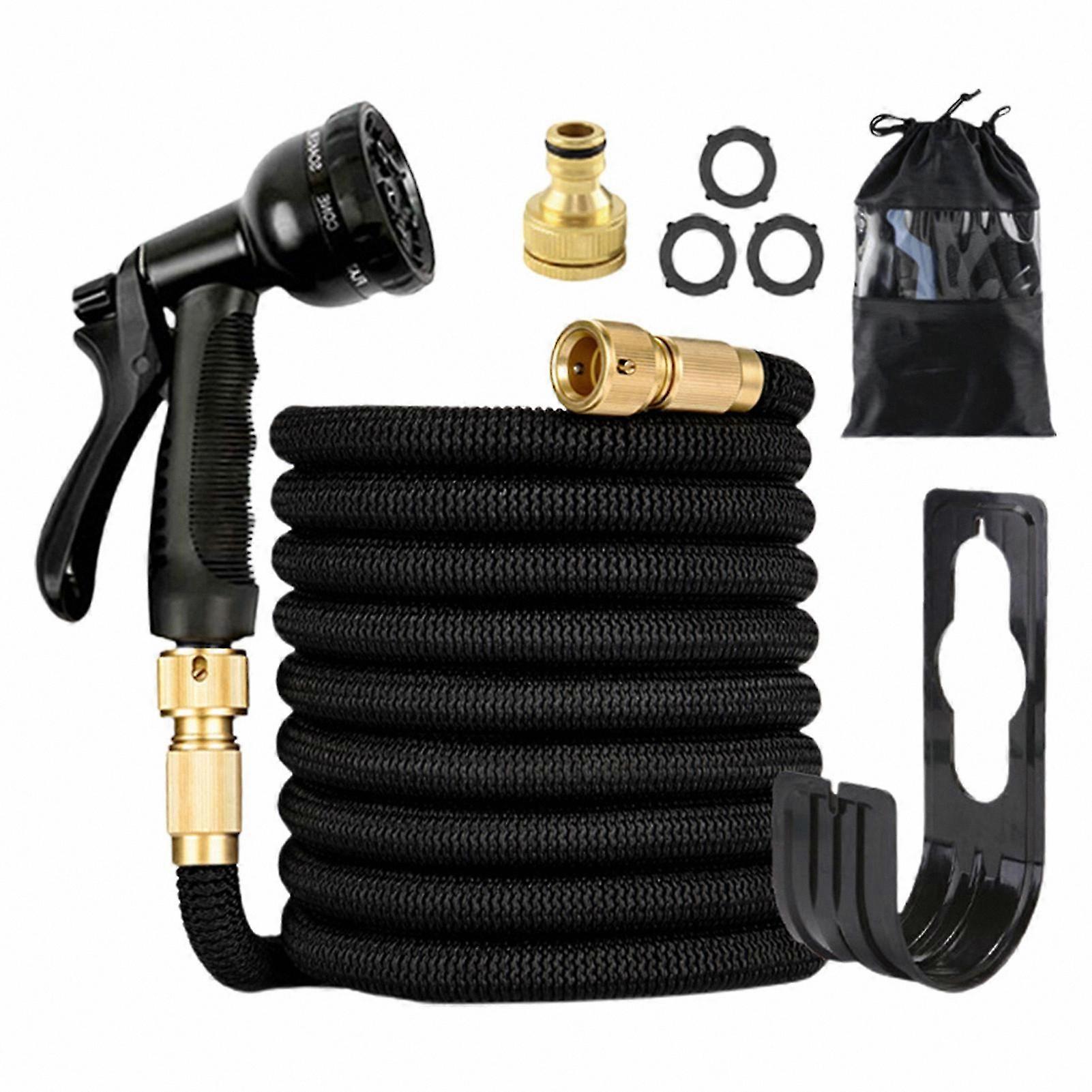 Expandable Garden Hose - Lightweight, Leak-Proof, 28-Layer Nano Rubber Flexible Water Hose (25/50/75/100FT)